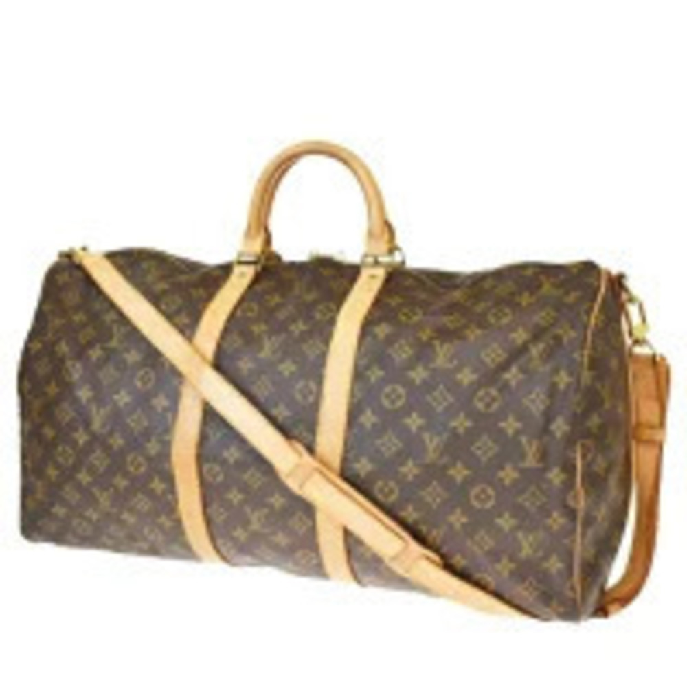 Louis Vuitton Keepall Bandouliere Boston Bag Handbag Shoulder Monogram